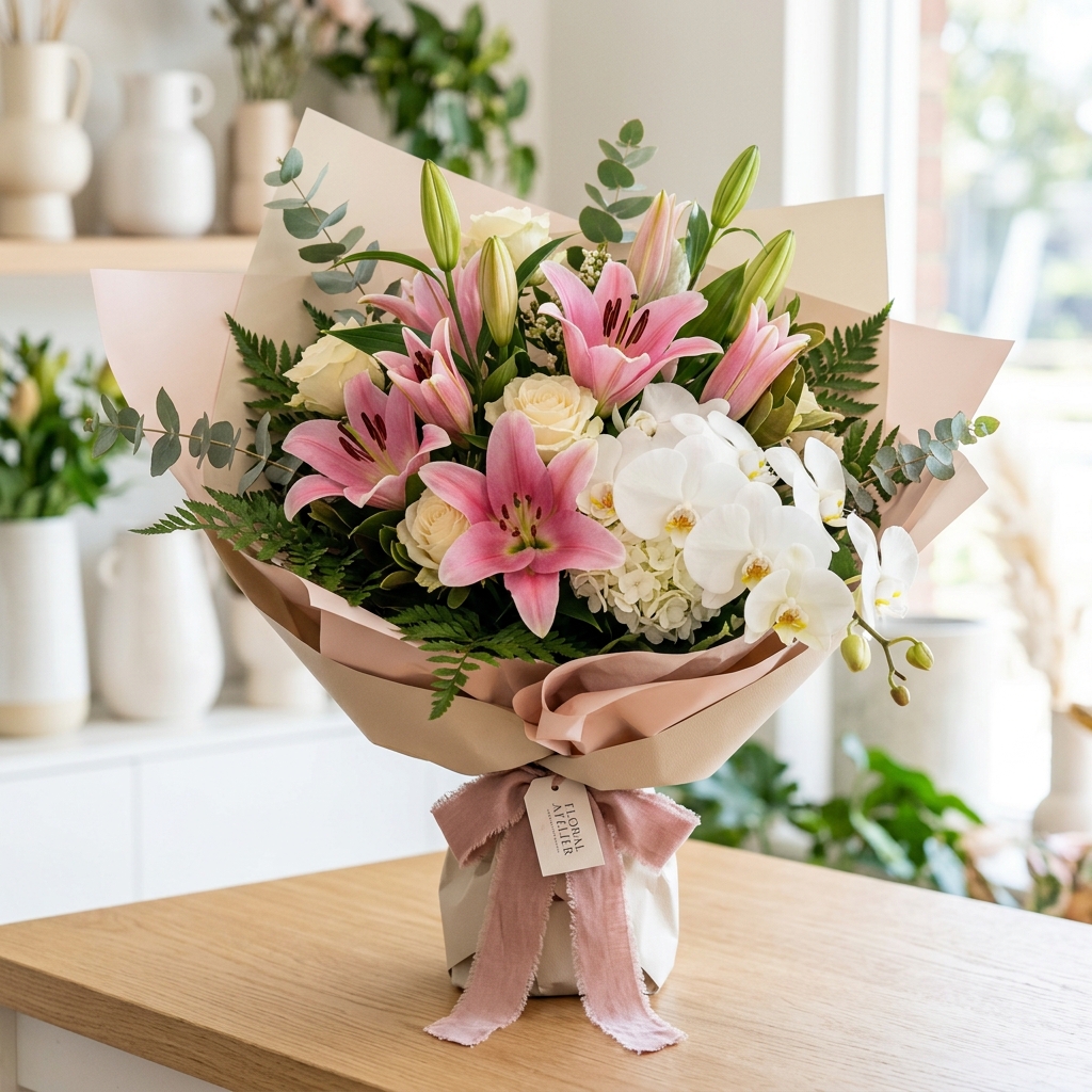 Purple Orchid Luxury Vase